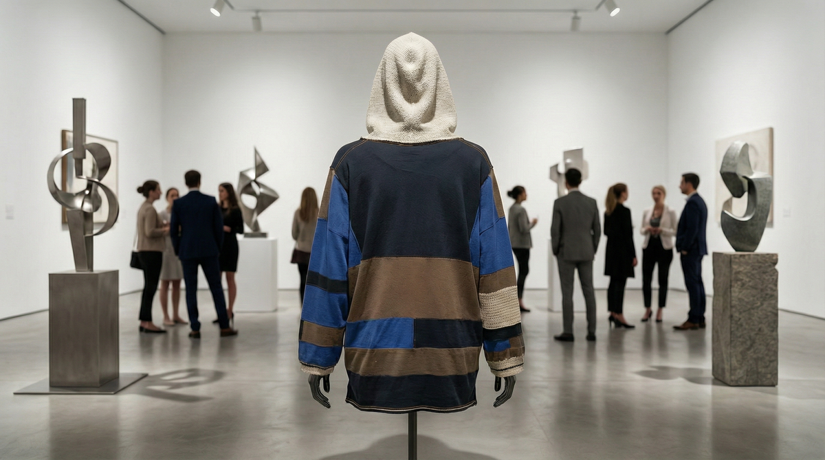 Color-Blocked Fusion Cut-and-Sewn Laceweight Crochet Hockey Jersey